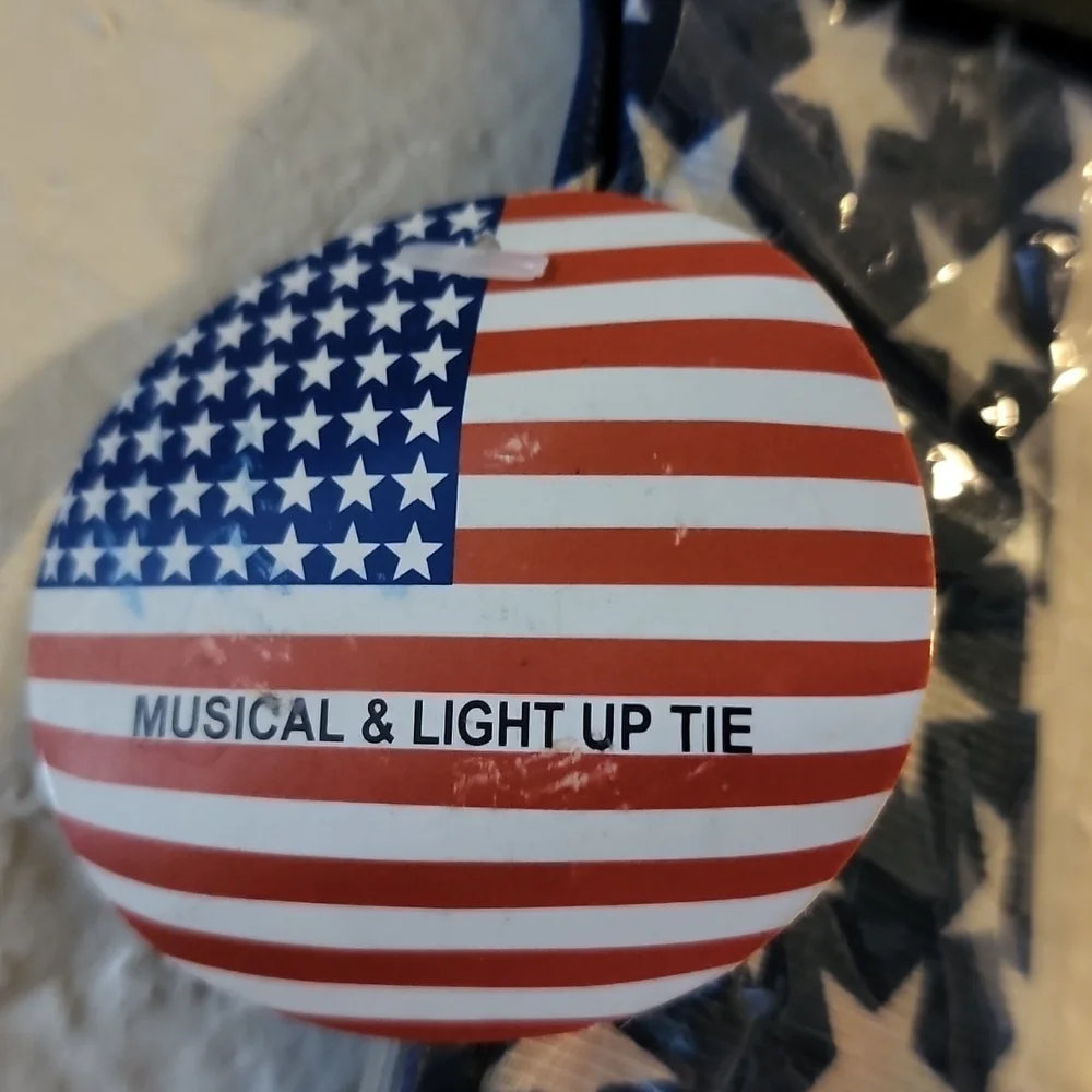 LOT OF 10 AMERICAN FLAG TIES